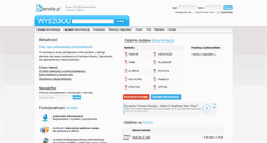Desktop Screenshot of elenota.pl